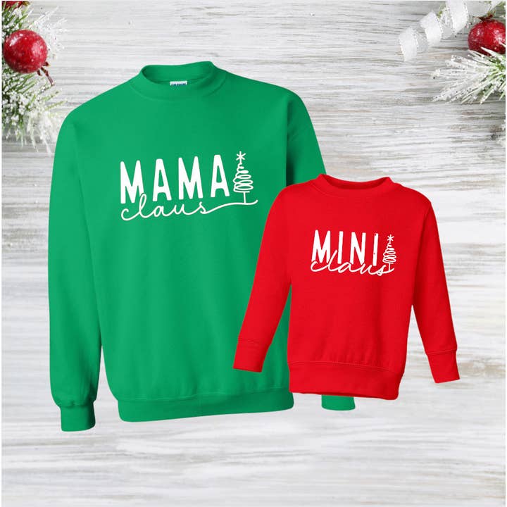 Mama & Mini Claus for wholesale by Sincere Sentiments LLC
