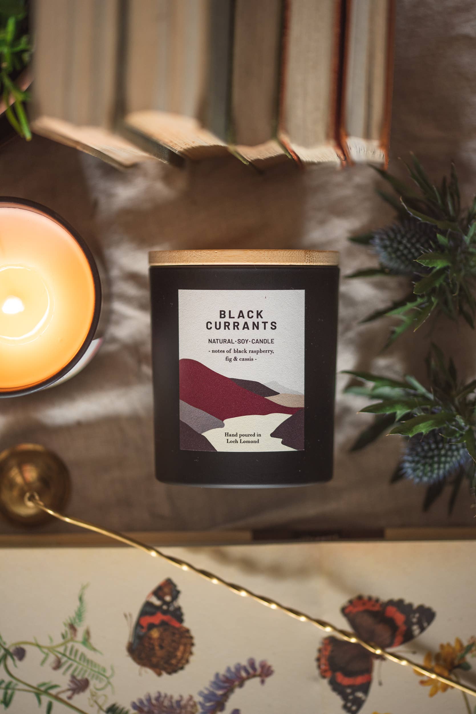 Ocoee House - Vente Bougie en bocal - Bougie parfumée aux cassis, biologique et végan | Ocoee House3