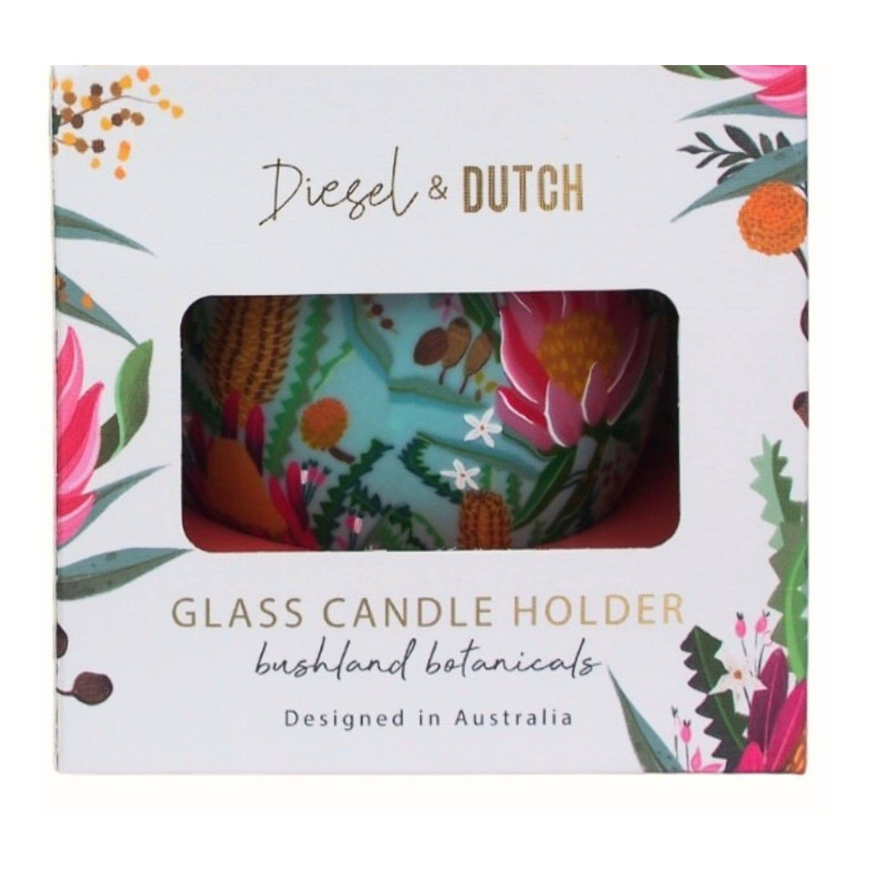 Diesel & Dutch – wholesale Tea light candles – Bushland Botanical Tealight Candle Holder0