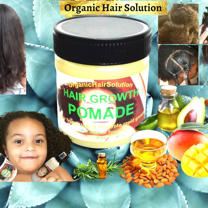Pommade pour la croissance des cheveux pour enfants : pour des cheveux plus forts, plus épais et plus longs pour le cuir chevelu et les cheveux pour la vente par Organic Hair Solution