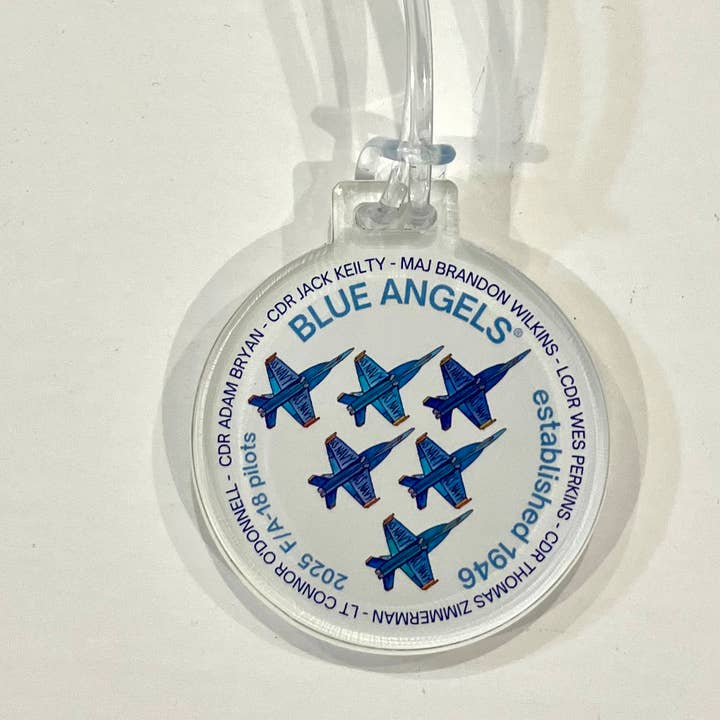 Blue Angels 2025 Team Bagagelabel voor wholesale door She Said It.
