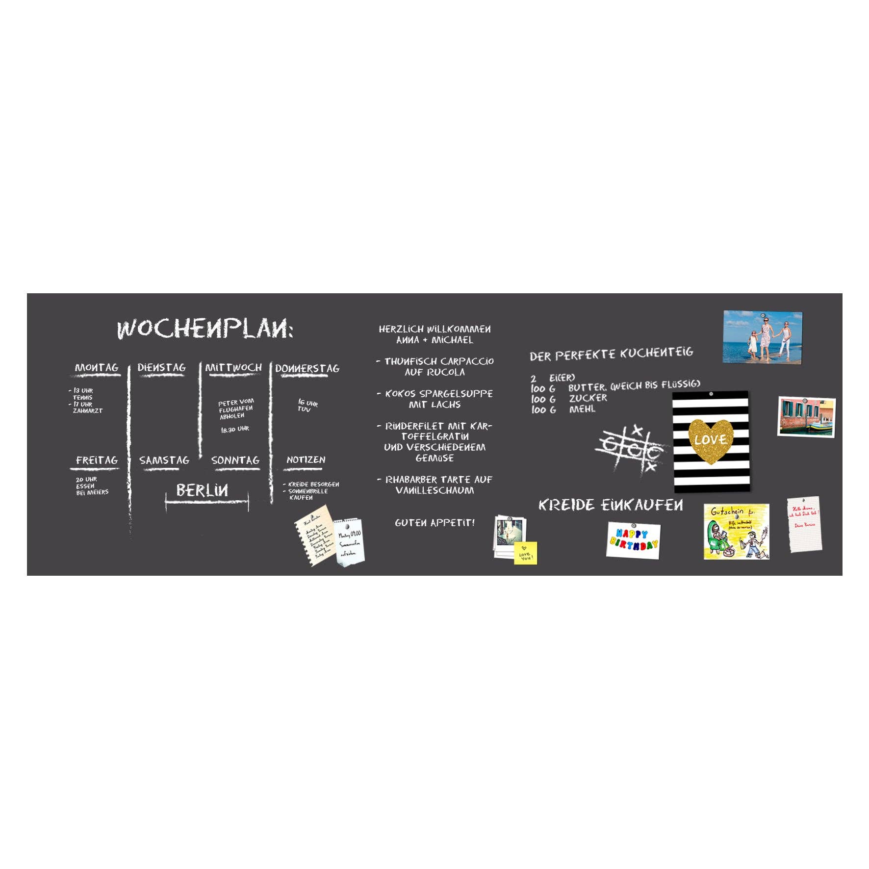 Queence - Wholesale Magnet Board - Magnetic blackboard film - grey6