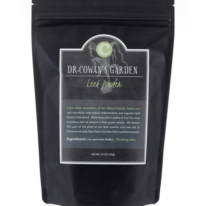 Dr. Cowan's Garden – wholesale Protein/superfood powder – Organic Leek Powder (Refill Pouch)
