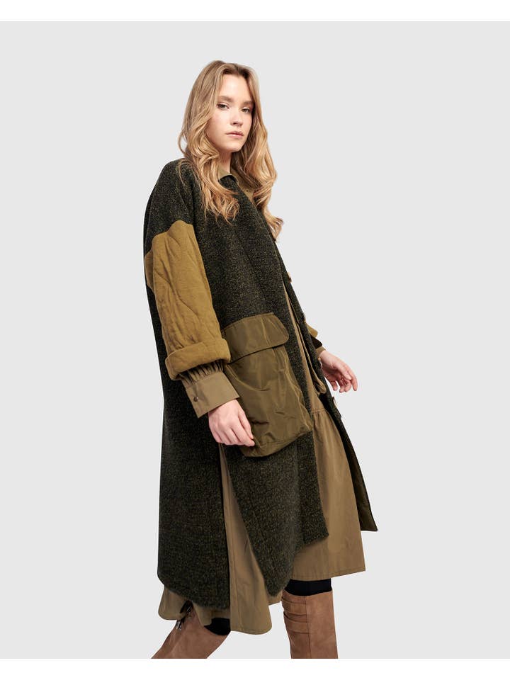 Urban Citadel Coat, Khaki for wholesale on Faire4