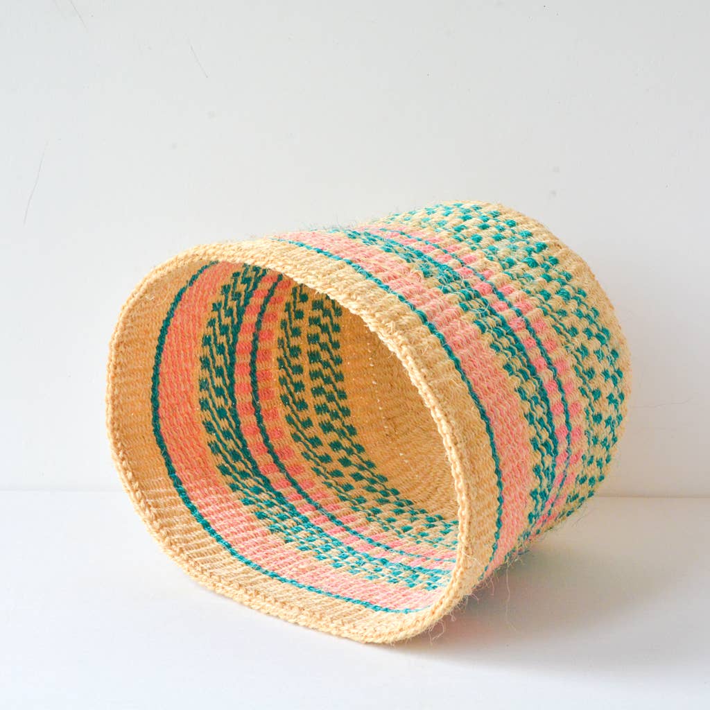 Crafts by Solid - Wholesale Basket - Handwoven Sisal Baskets - Colourful hues - XXS - XXL43