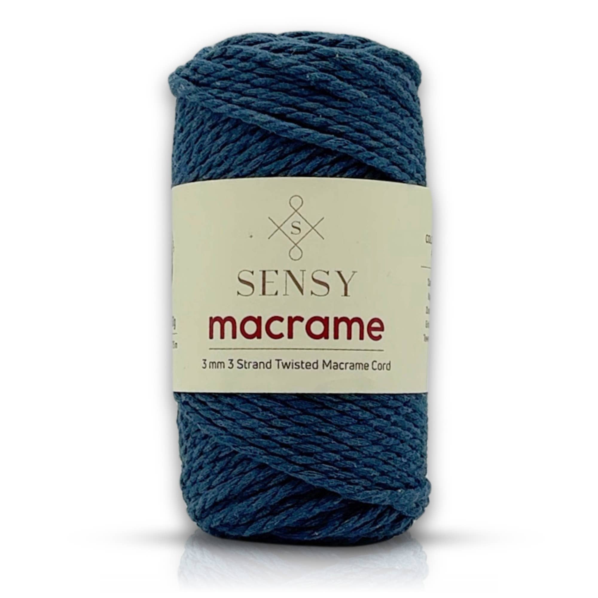 Sensy - Wholesale Yarn - Sensy Premium 3mm - 100% Cotton 3 Strand Twisted Macrame13