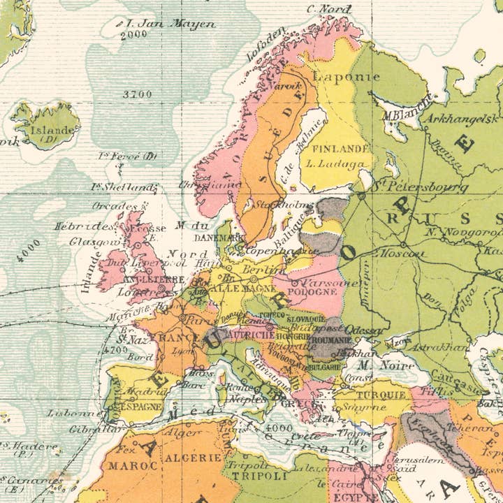 Aster Edition - Wholesale Poster - Poster: Map - The Terrestrial Sphere5