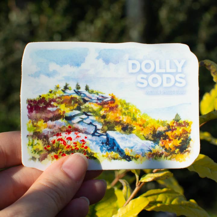 Pegatina Dolly Sods para venta al por mayor de Octavia Spriggs Fine Art