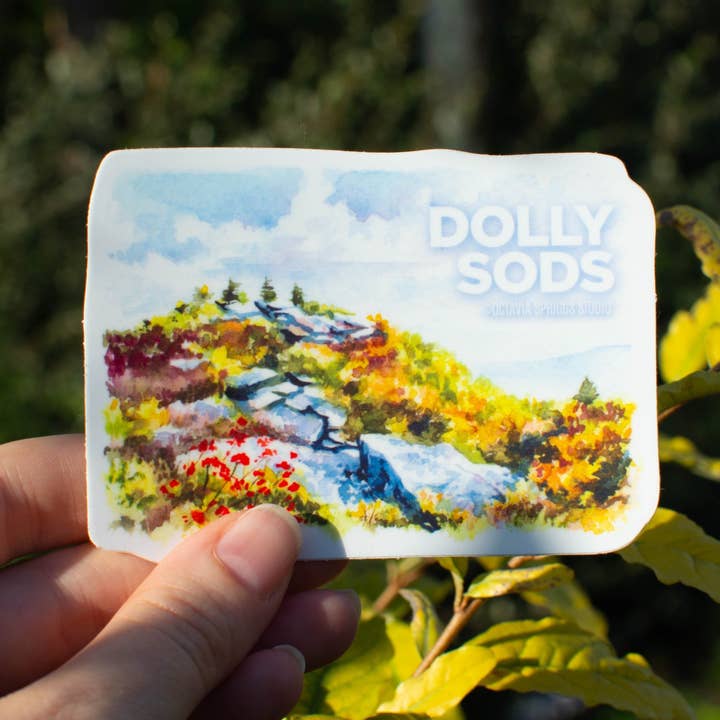 Dolly Sods Sticker for wholesale by Octavia Spriggs Fine Art