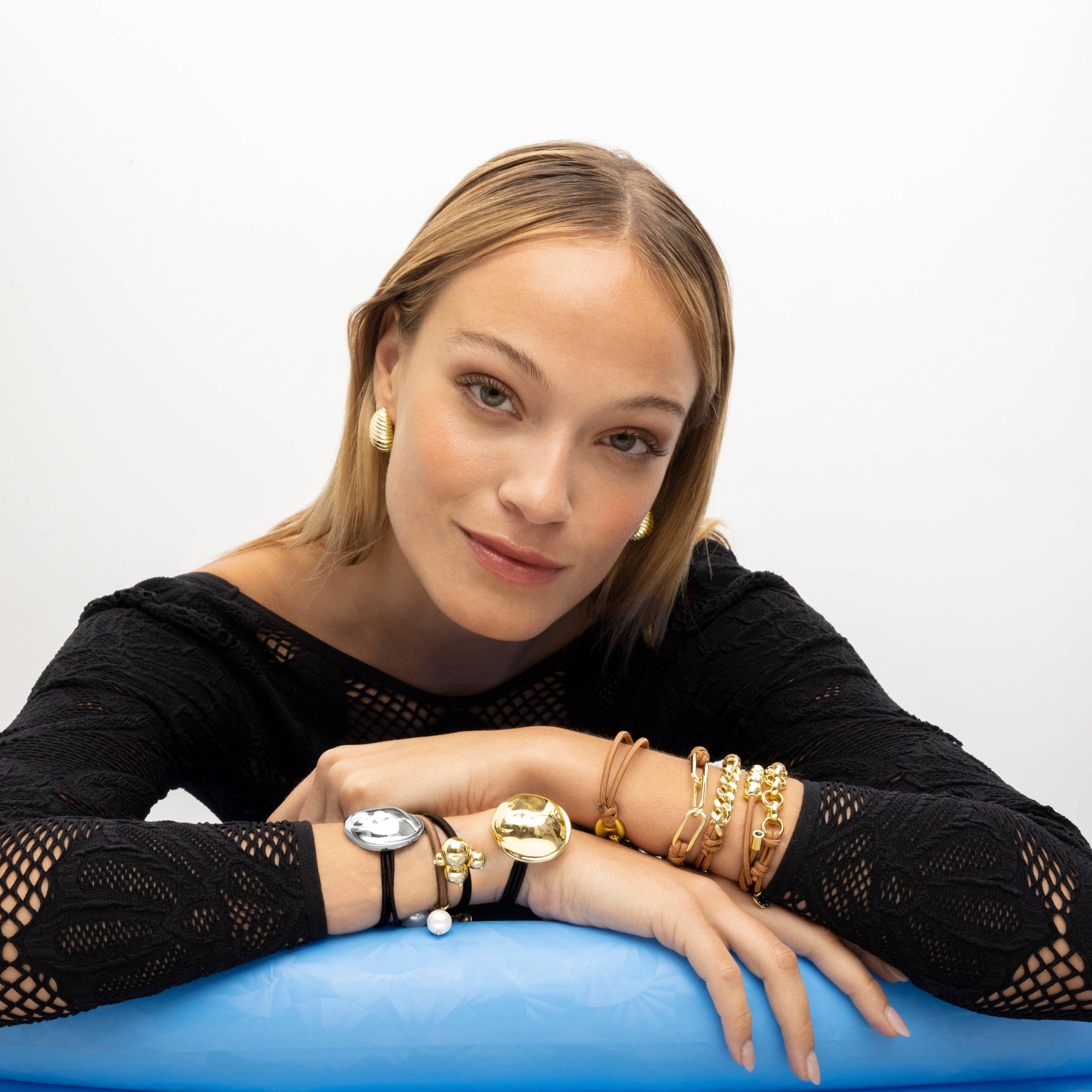 Luxenter - Wholesale Choker/Collar - Coletero de Perla Blanca acabado en oro amarillo de 18k - Diarane1