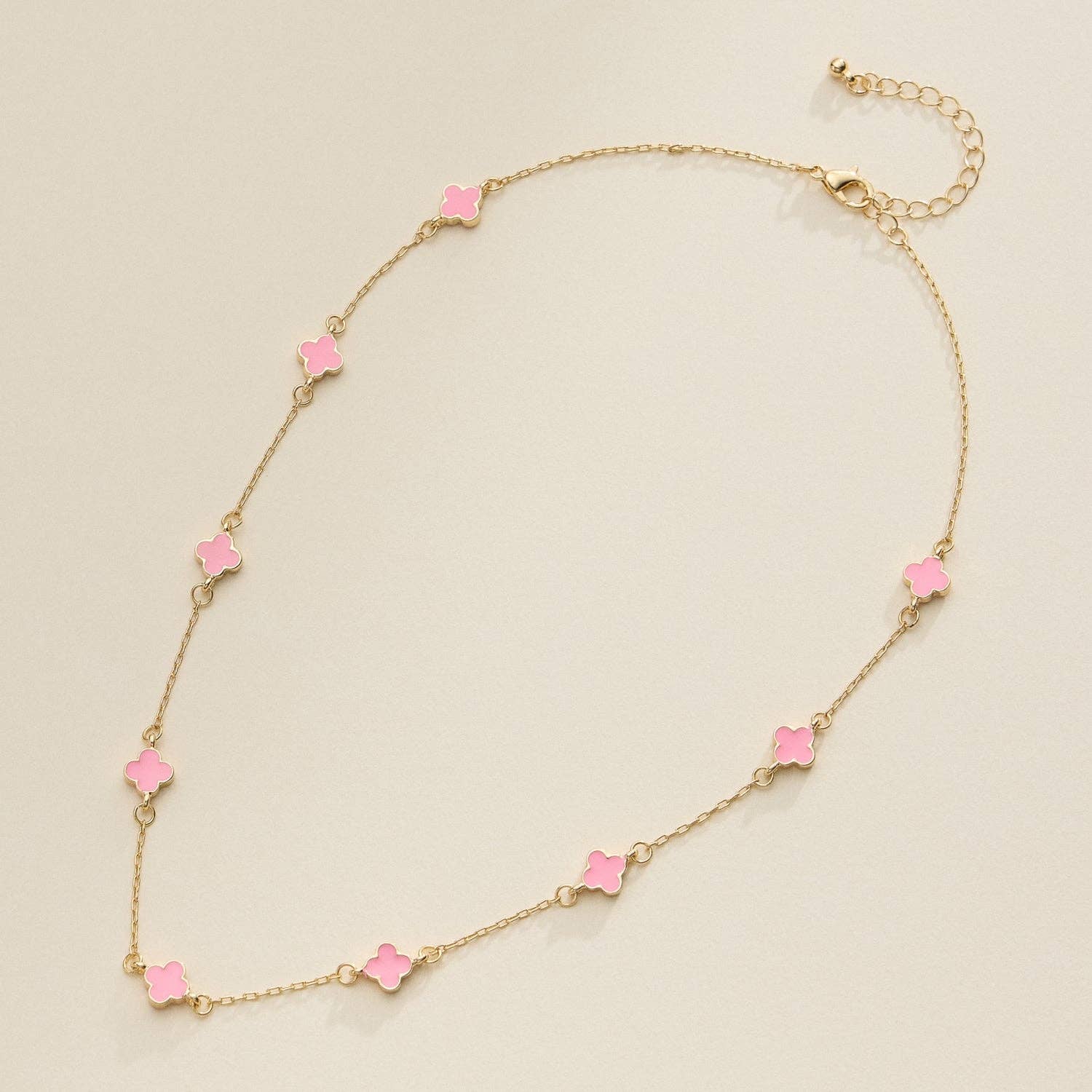 Lilla Haven - Wholesale Pendant/Charm Necklace - Gold Charm Necklace with Enamel Accents Elegant Minimalist Jewelry1