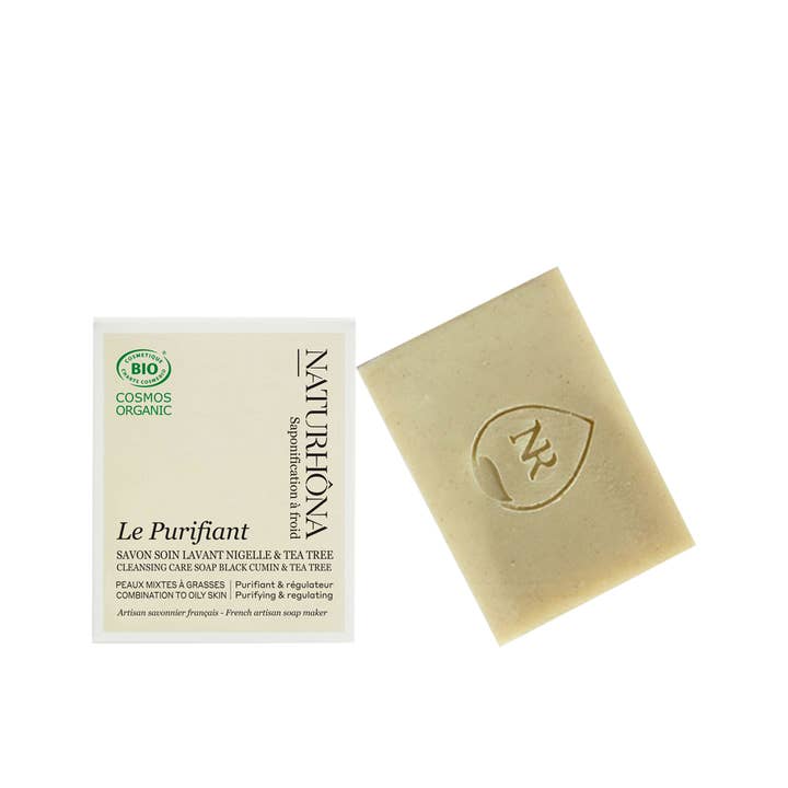 LE PURIFANT Certified Organic Cleansing Soap - 100g for wholesale by Naturhôna