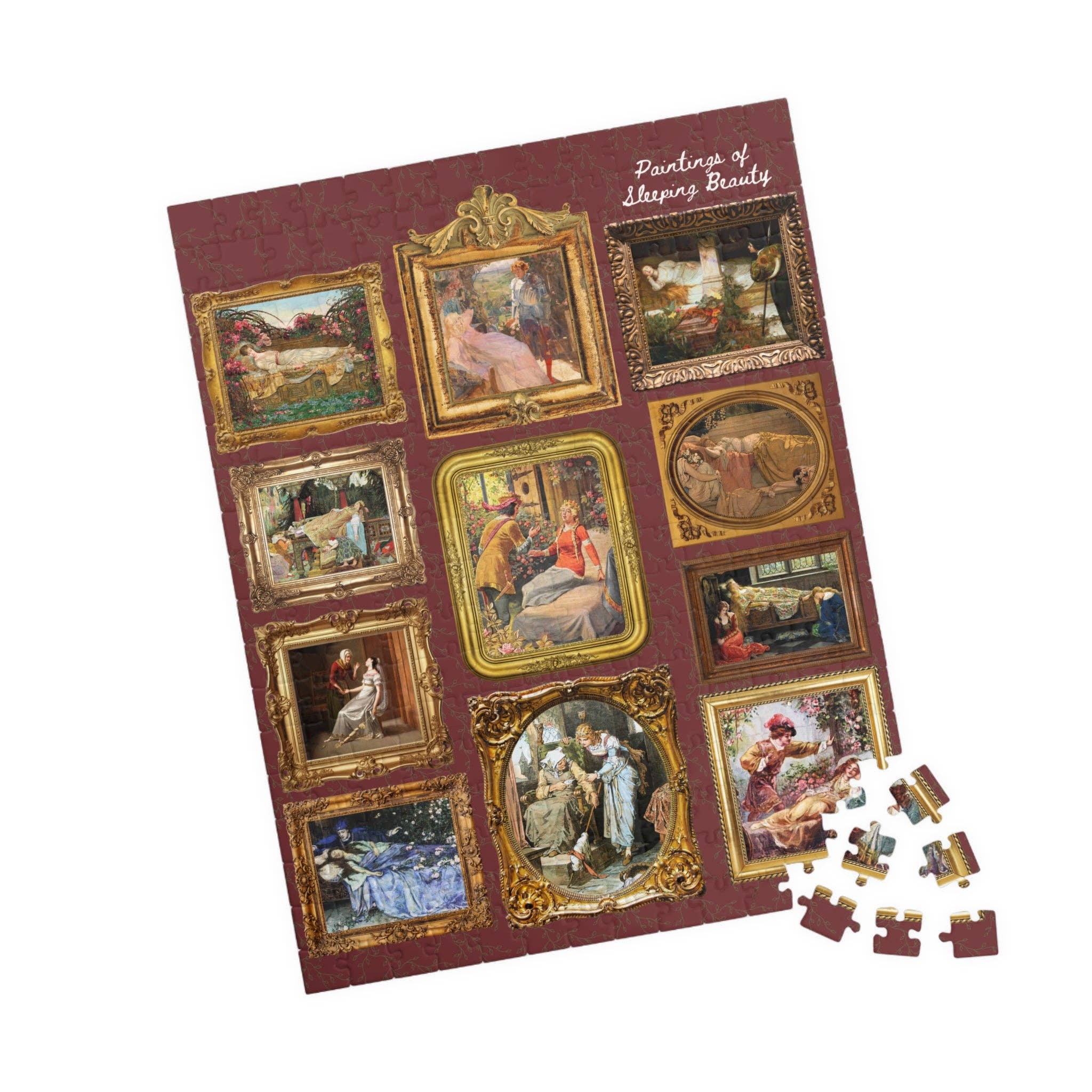 Opal and June - Wholesale Puzzle - Adult - Bookish Fairy Tale Art History Puzzle: Paintings of Sleeping Beauty6