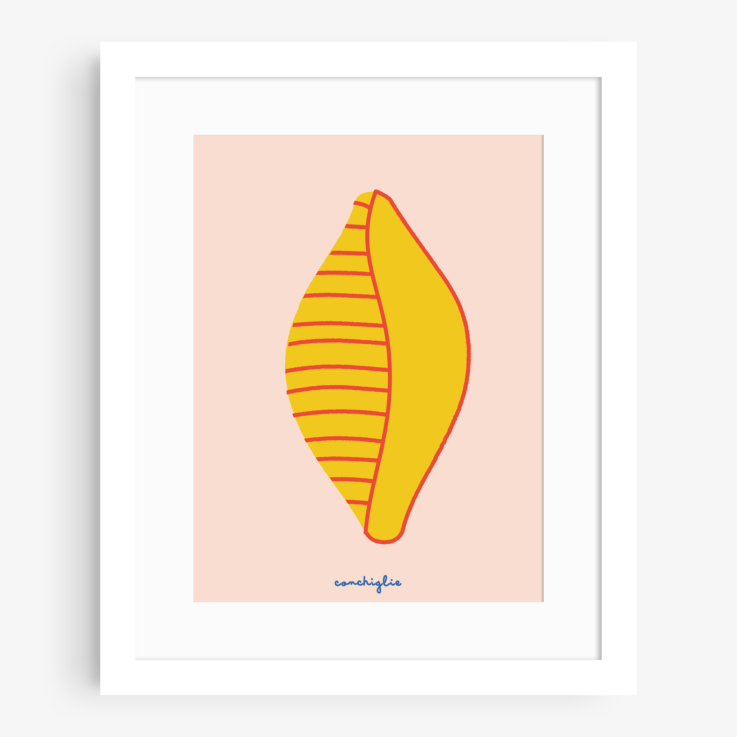 Fond Printed Goods - Wholesale Art Print - Conchiglie Shell Pasta Print0