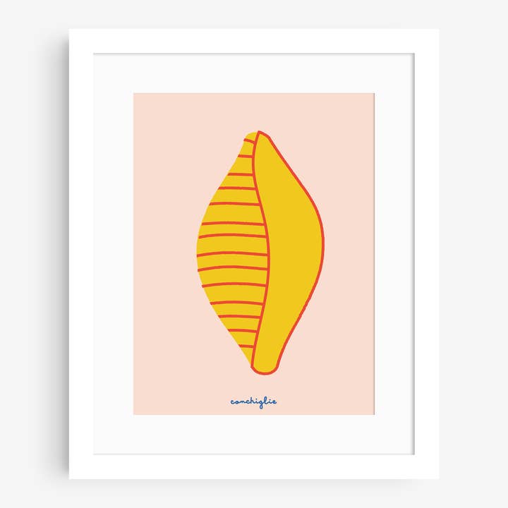 Fond Printed Goods - Wholesale Art Print - Conchiglie Shell Pasta Print