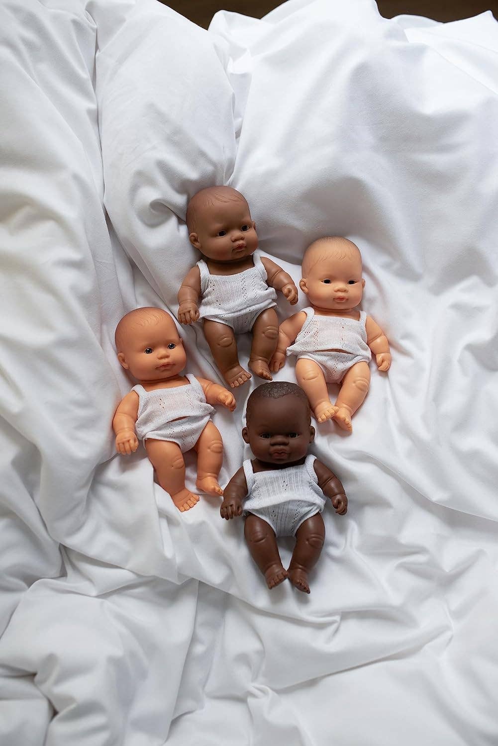 KsmToys – wholesale Doll – Kids – KsmToys Miniland 8.25″ 20cm Soft Body Caucasdian Baby Girl Doll with Organic Cotton Clothes BPA-Free Vinyl Anatomically Correct Fully Articulated and Posable1