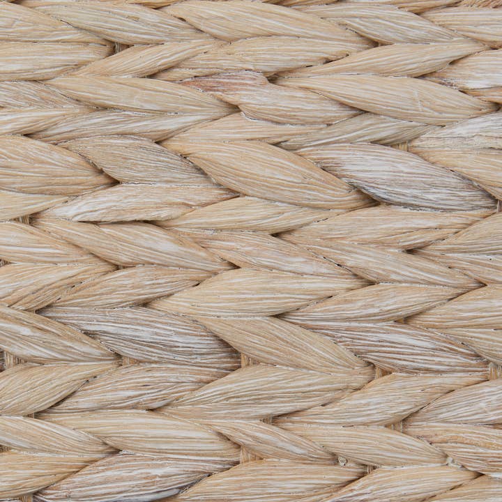 Welcome Home Unbeatable Deals - Wholesale Basket - Medium White Wash Hyacinth Basket Set of 2