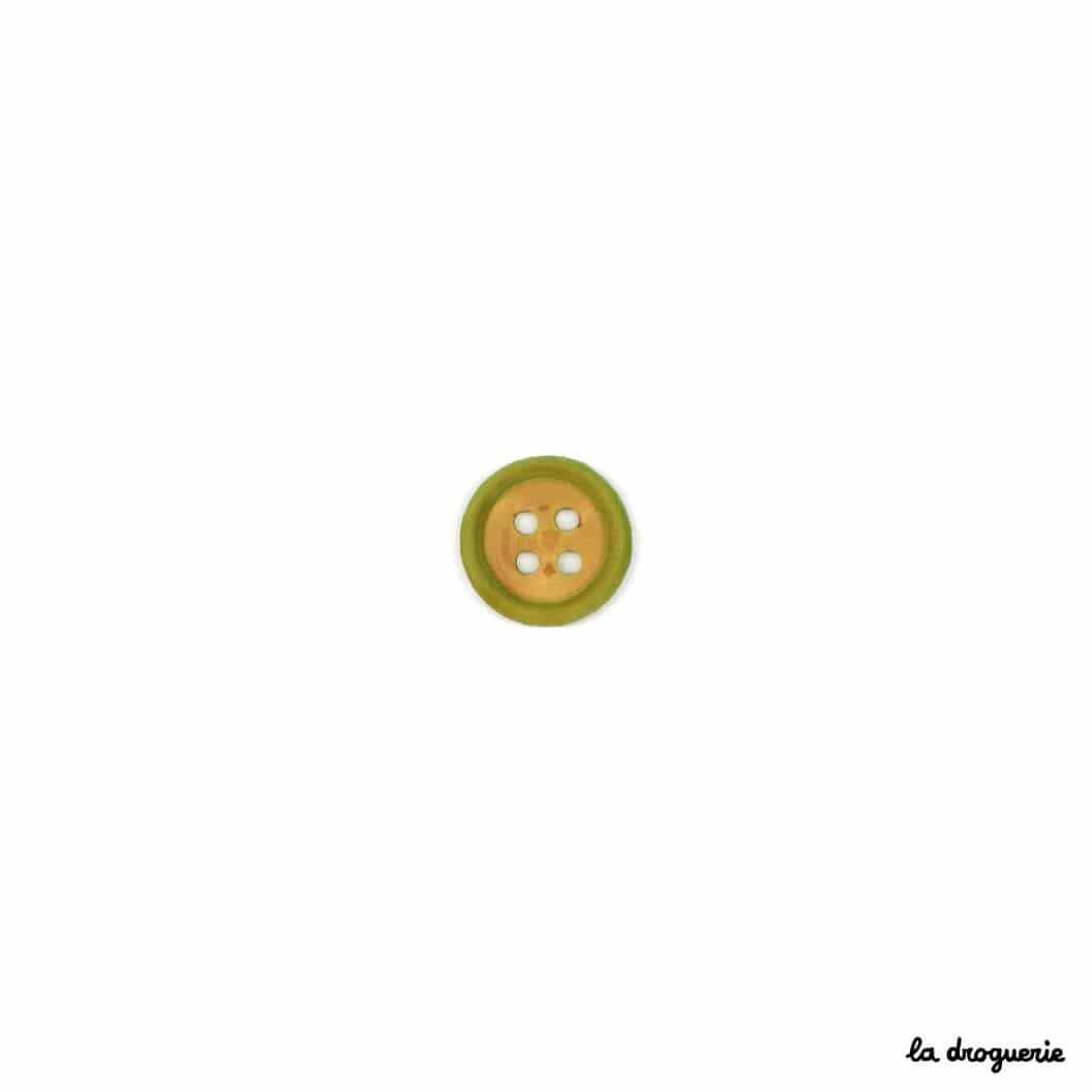 LA DROGUERIE - Wholesale Sewing Button/Snap - "Colored Boxwood" Button 14 mm4
