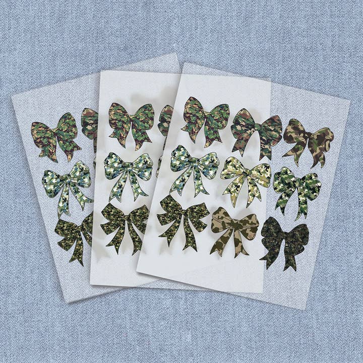 9 Camo Boog, DTF Warmteoverdrachten voor wholesale door Iron It