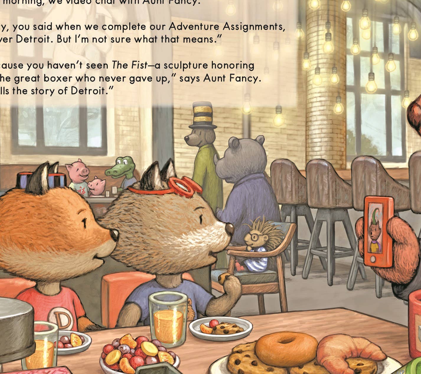 Sleeping Bear Press - Wholesale Early Reader Book (6-8) - Lulu & Rocky in Detroit Picture Book4