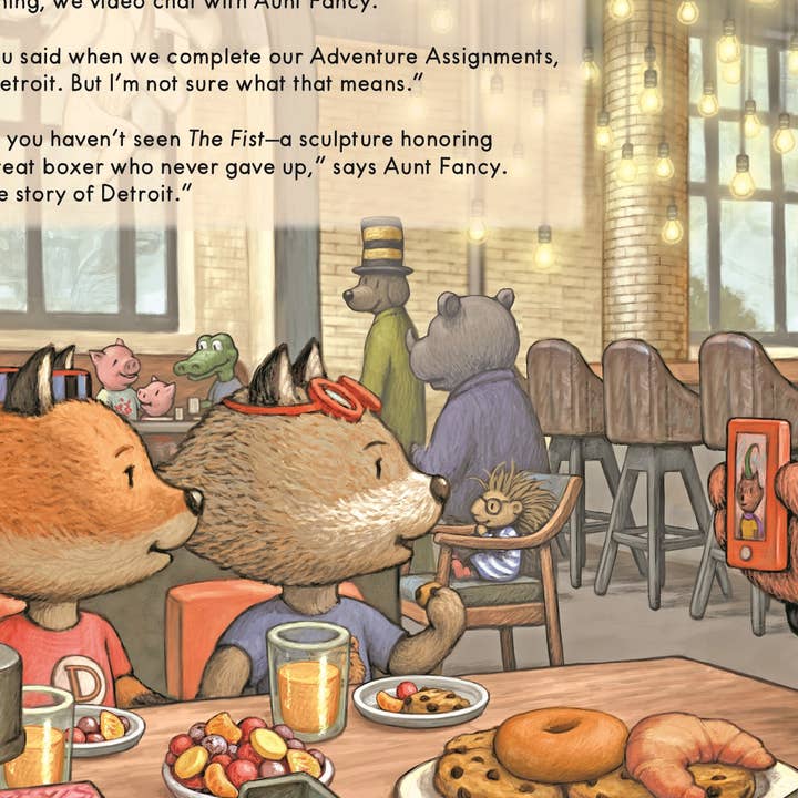 Sleeping Bear Press - Wholesale Early Reader Book (6-8) - Lulu & Rocky in Detroit Picture Book4