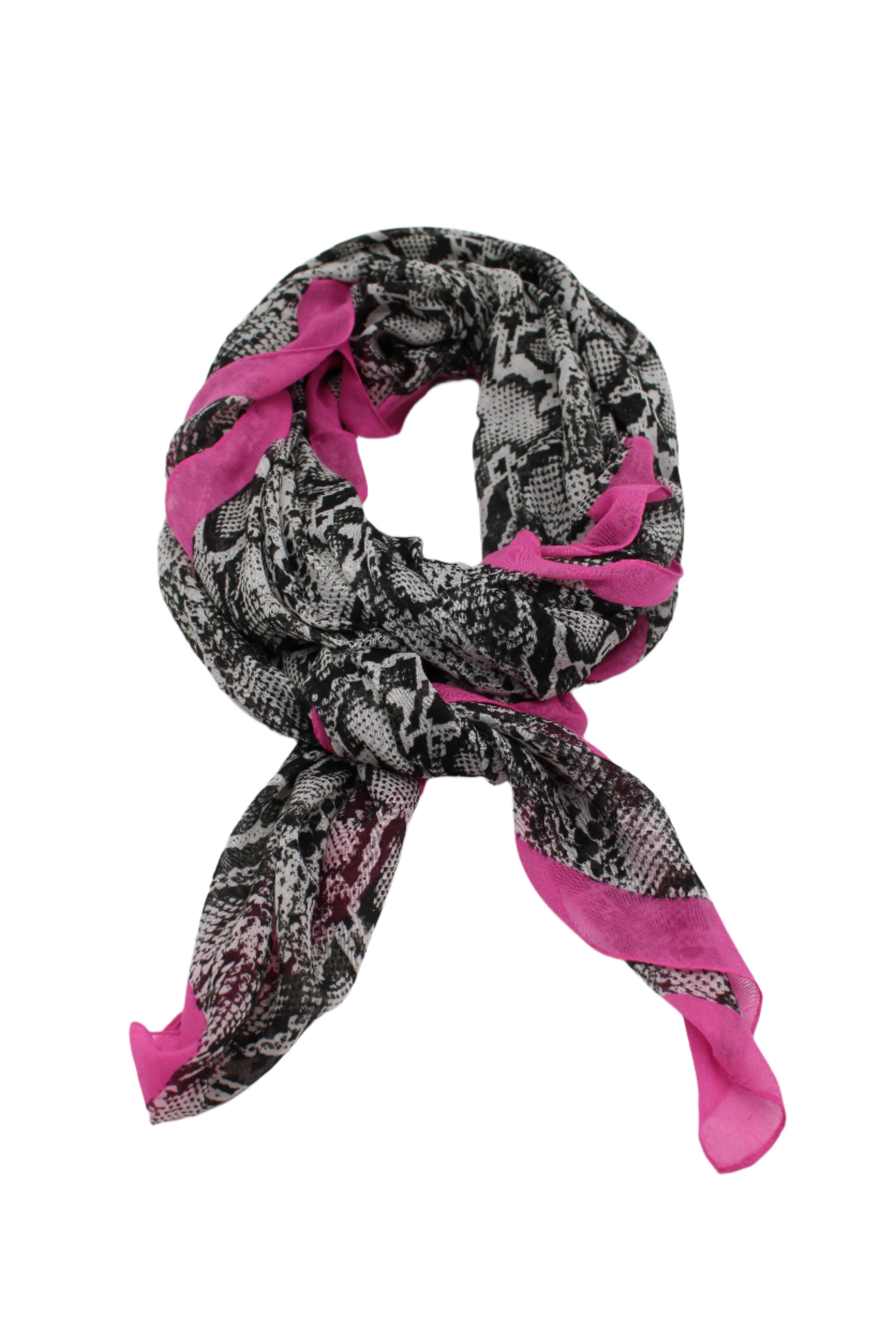 Shebobo - Vente Écharpe – femme - Écharpe à imprimé serpent Cleo2