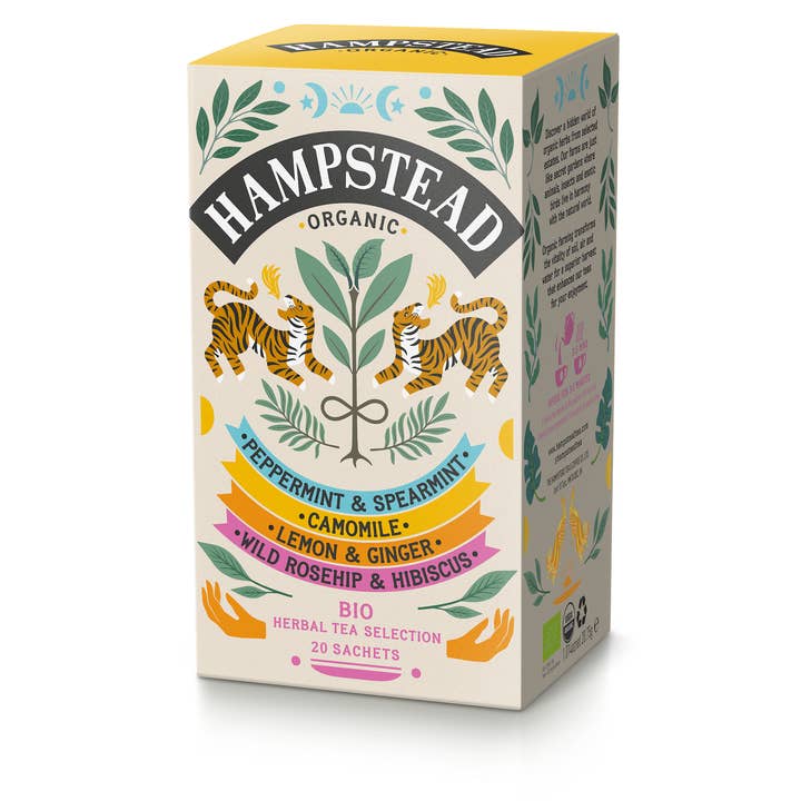 Hampstead Organic Herbal Selection Pack - (Single - 1x20g) for wholesale by Hampstead Tea
