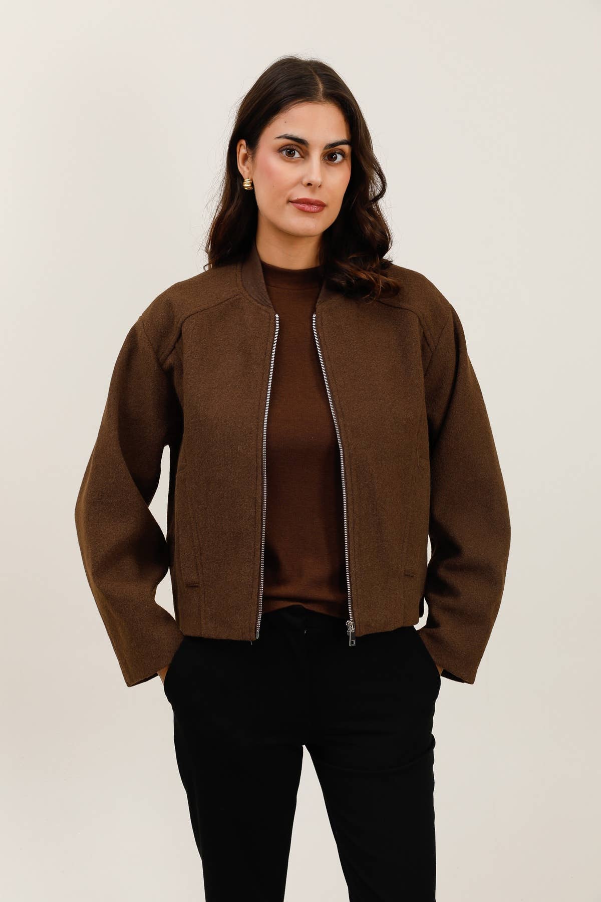 Daphnea - Vendita all'ingrosso Giacca - Donna - 32091 GIACCA IN LANA0