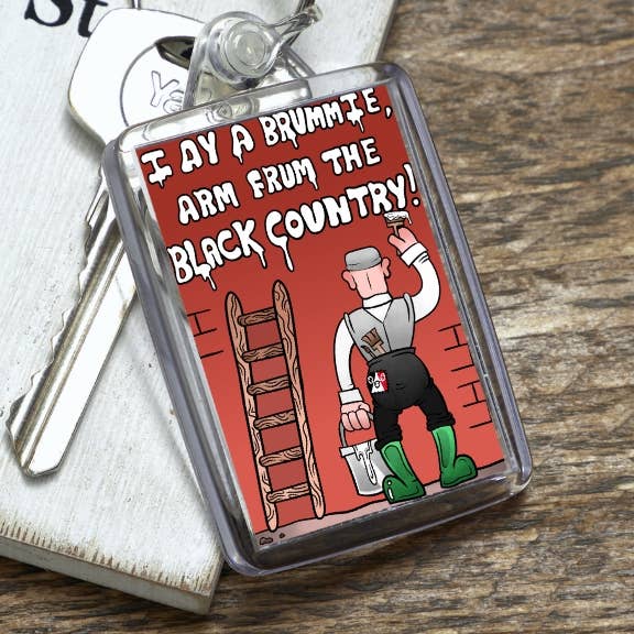 Je dis A Brummie ! Porte-clés pour la vente par Black Country Cards