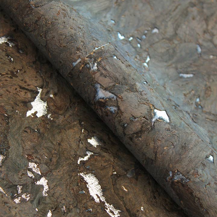 Cork Brown Authentic Grasscloth Wallpaper, 72 sq. ft. for wholesale by Tempaper & Co ®