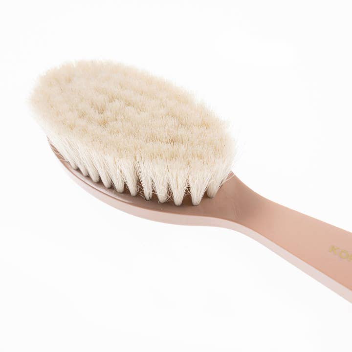 Koh-I-Noor - Vente Peigne/brosse à cheveux – enfant et bébé - Brosse pour bébé en poils de chèvre pastel1