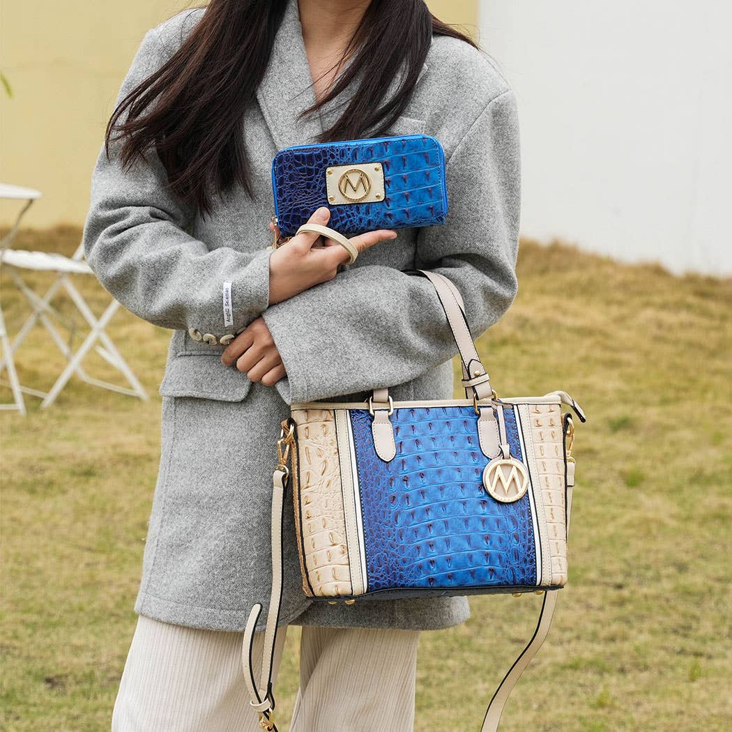 MKF Collection – Großhandel Tragetasche – Damen – MKF Lizza Croco Henkeltasche mit Prägung für Damen von Mia K6