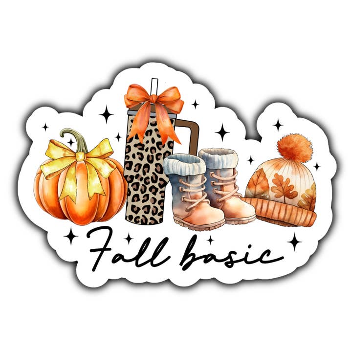 Fall basic sticker for wholesale by Stick to it creations