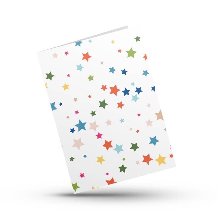 Étoiles - Carte A4 pour la vente par Kortspecialisten