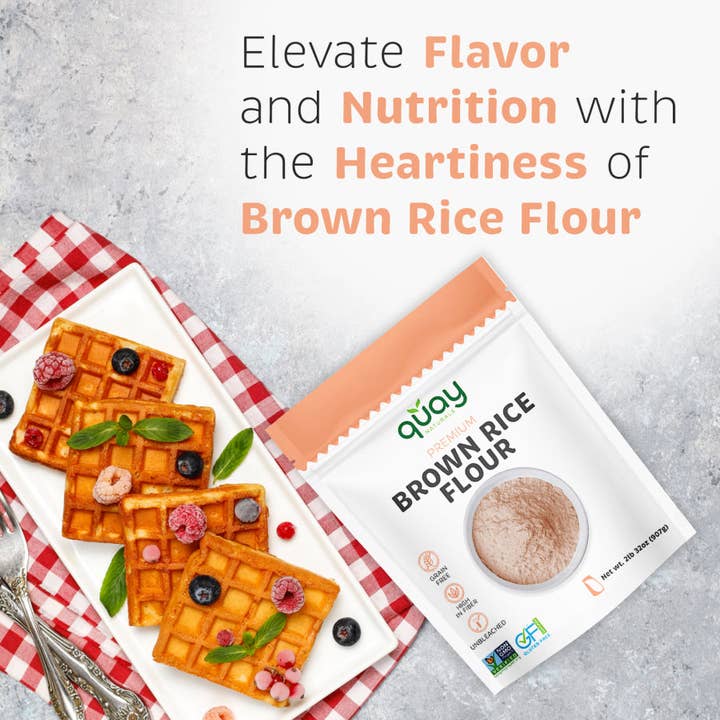 Quay Naturals - Venta al por mayor Harina sin gluten - Harina de arroz integral orgánica2