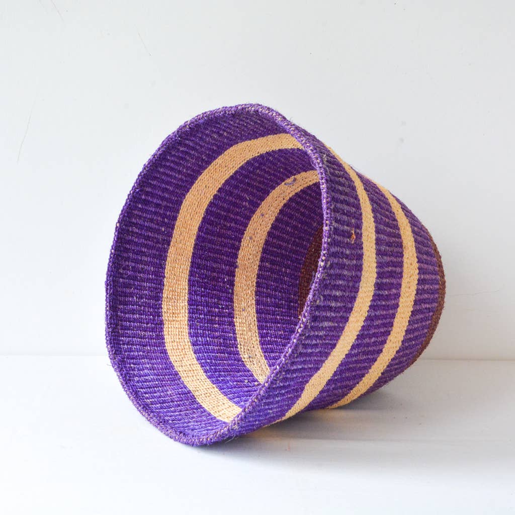 Crafts by Solid - Wholesale Basket - Handwoven Sisal Baskets - Colourful hues - XXS - XXL66