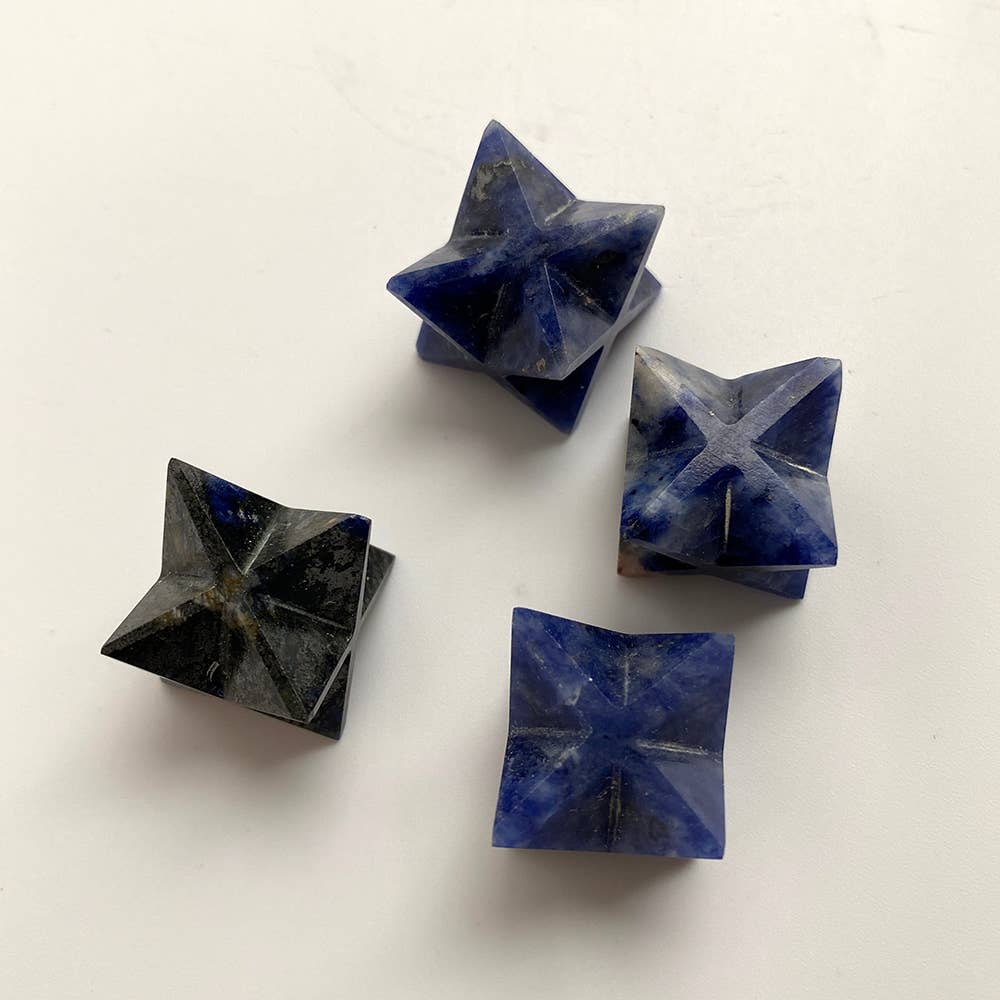 VIE - Vendita all'ingrosso Pietra/cristallo spirituale - Piccola stella Merkaba, 2 cm28