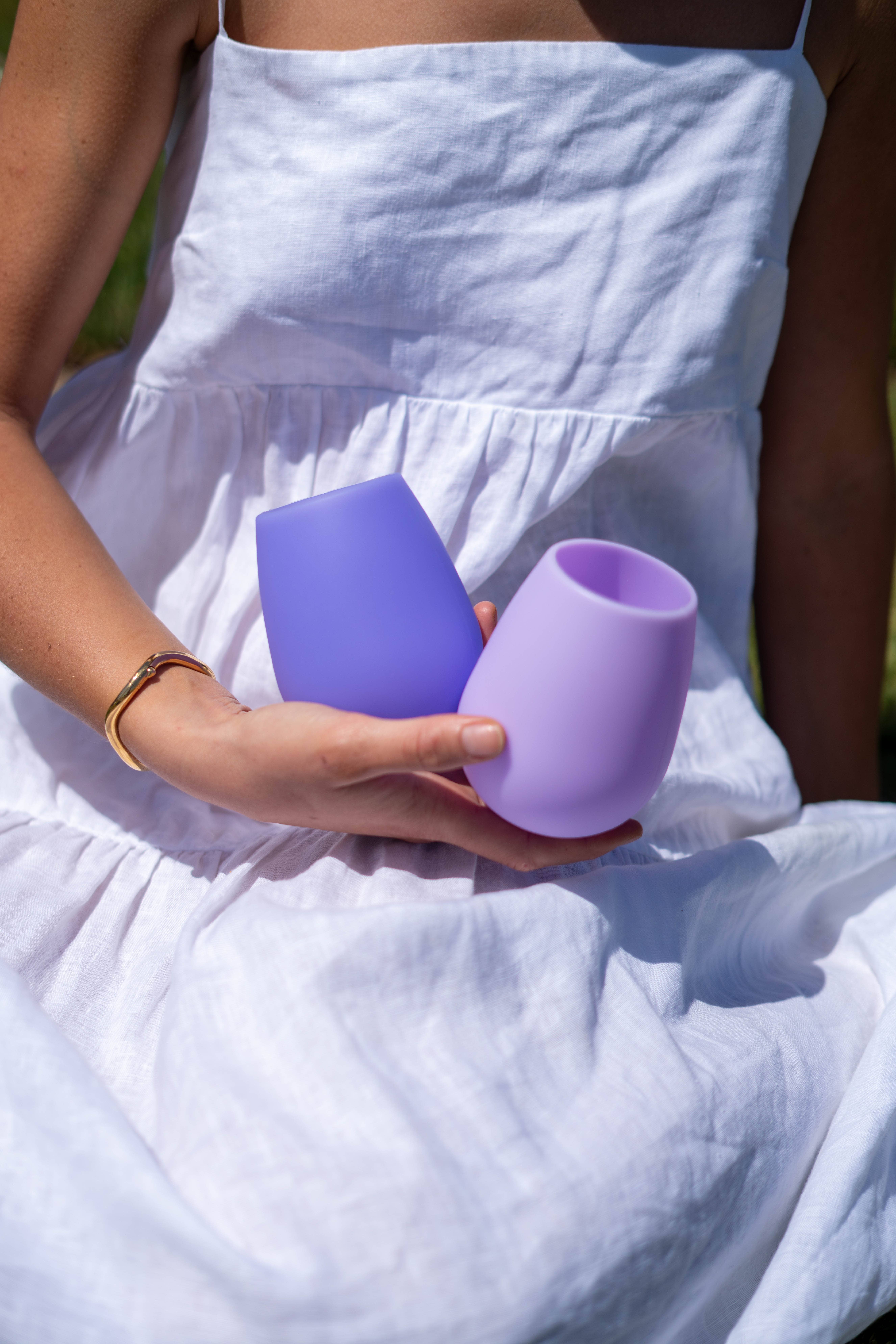 porter green | style + sustainability - Vente Verre/tasse - Tanzanite et améthyste | Fegg | Lunettes incassables en silicone3