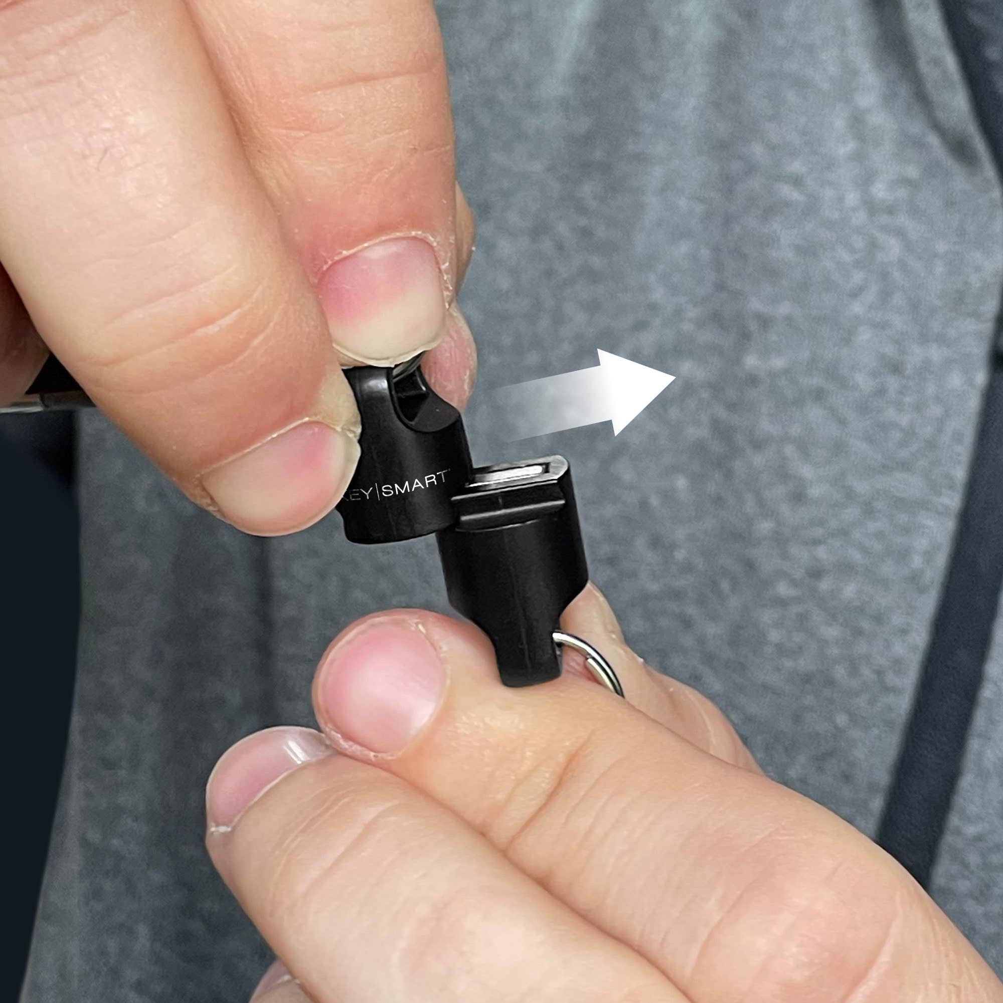 KeySmart / STATIK – Großhandel Schlüsselanhänger – Unisex – MagConnect Pro Magnetischer Schlüsselbund mit Verriegelung8