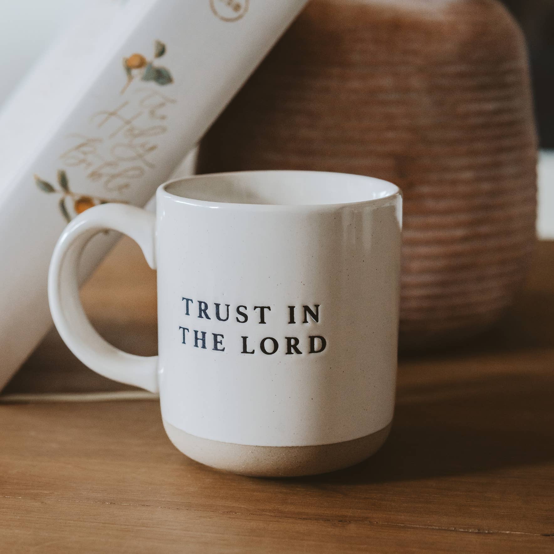 Sweet Water Decor - Wholesale Coffee mug - Trust In The Lord Stoneware Coffee Mug - Home Decor