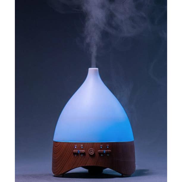 Zenn Electric White Noise Diffuser 300Ml 14W Dark Brown-052 for wholesale by International Gifts Ltd.