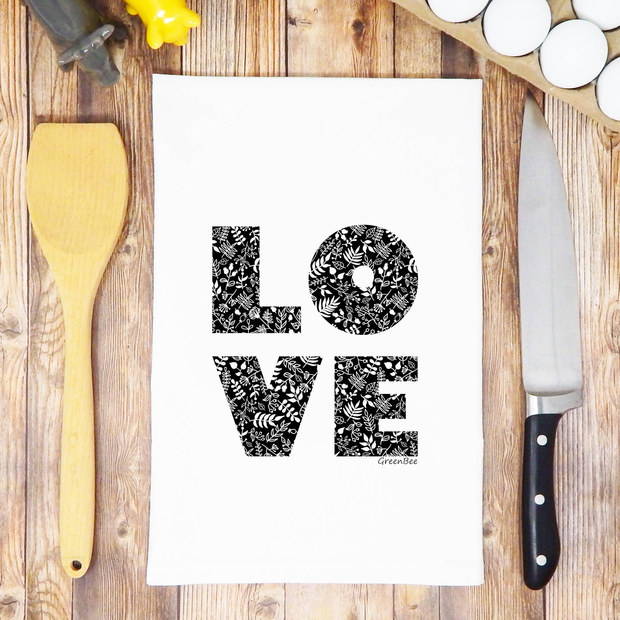 Green Bee Tea Towels - Wholesale Tea Towel - Love Kitchen Towel | Tea Towels | Kitchen Tea Towels5