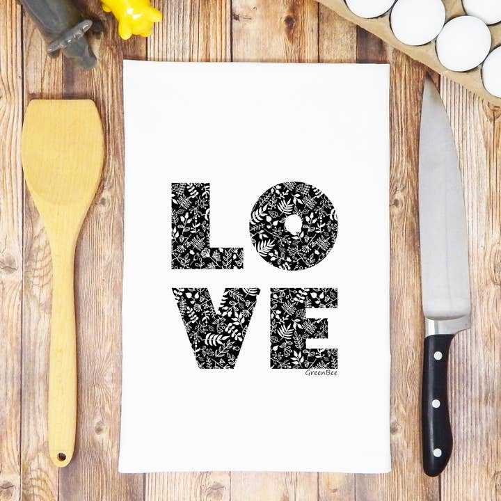 Green Bee Tea Towels - Wholesale Tea Towel - Love Kitchen Towel | Tea Towels | Kitchen Tea Towels5