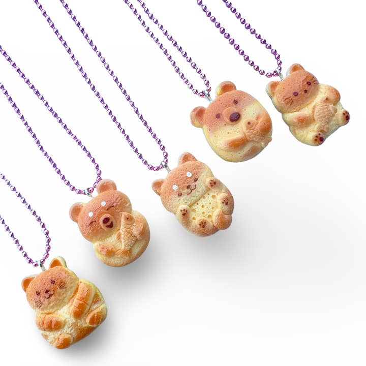 Pop Cutie Accessories & Gifts - Wholesale Kids necklace – Kids - Bread Pet Necklace I Charm Necklace I Handmade Necklace Cafe6