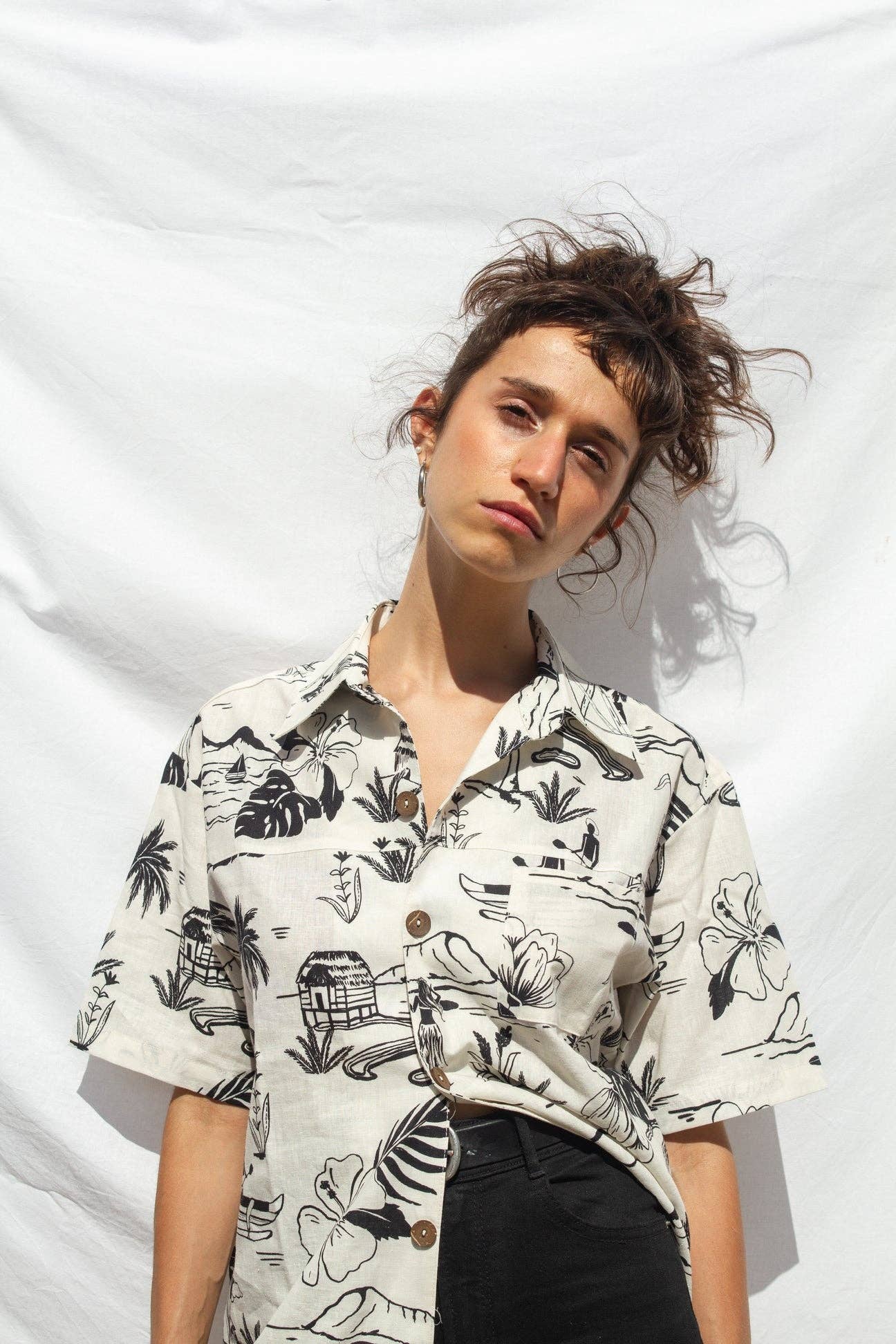 FUZZYEYE - Wholesale Button Down Shirt - Men's - SURFER JOE SHIRT1