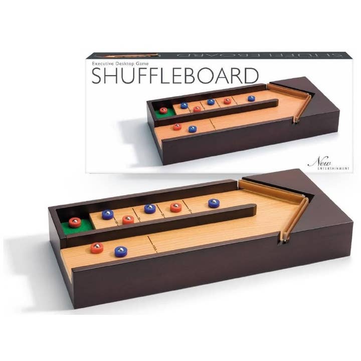 Desk Top Shuffleboard for wholesale by Intex Entertainment Inc.
