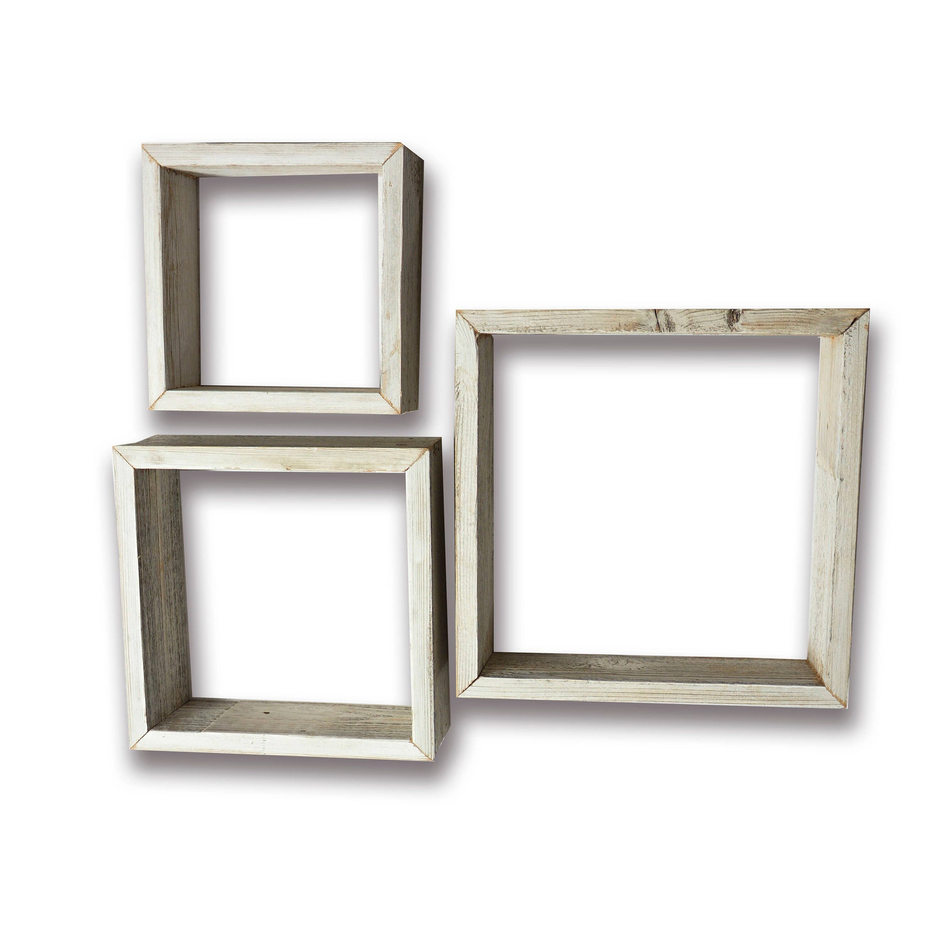 Rockin'Wood - Vendita all'ingrosso Mensole da parete - Cornici Shadow Box in legno riciclato - Rustic Farmhouse7