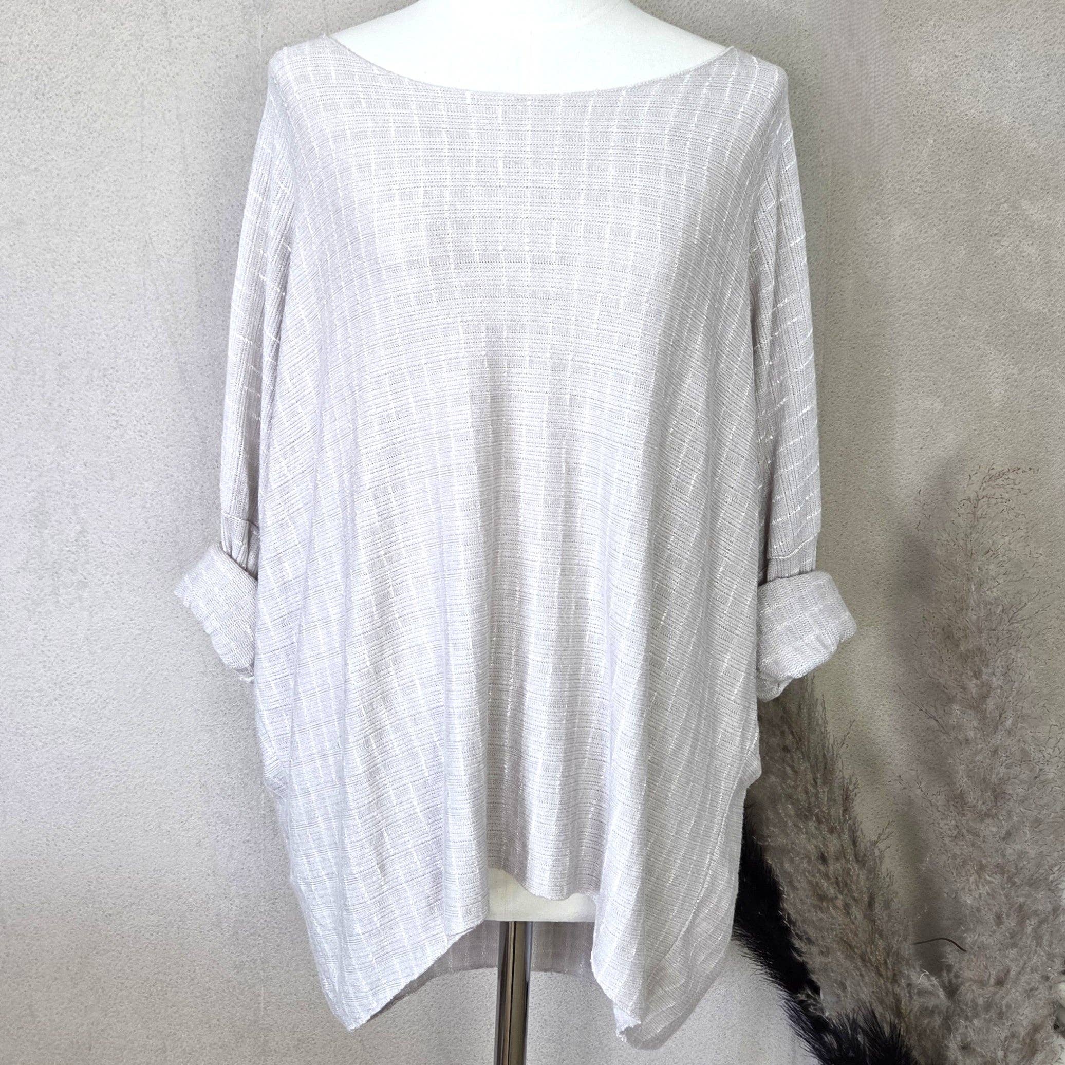 Tempest Designs - Vente Haut en maille – femme - Haut en maille fine et confortable avec effet moucheté subtil (M)3