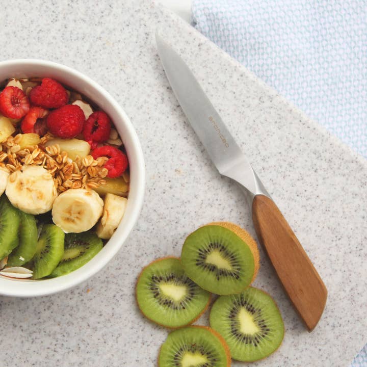 Light gray EcoSmart™ PolyCoco Recycled Cutting Board 12x16 for wholesale on Faire2