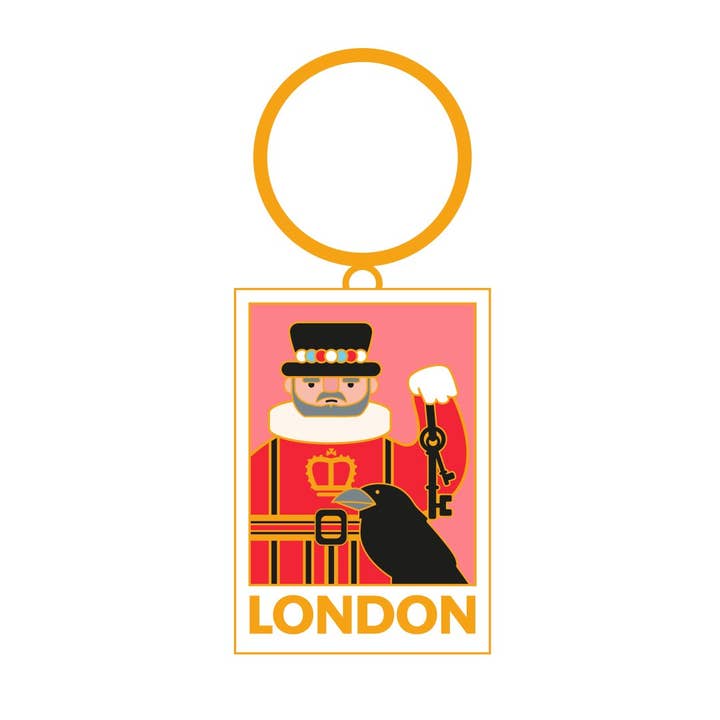 Collectable Cities - Wholesale Keychain – Unisex - Beefeater London Souvenir Keychain – Unique Travel Gift4
